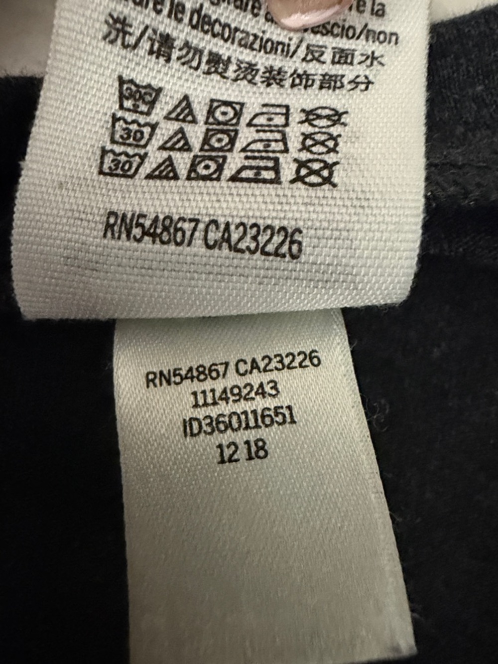 PINK Victoria's Secret ALOHA HAWAII Black Tee with White Label - Picture 7 of 8